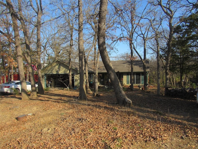 view of front of home