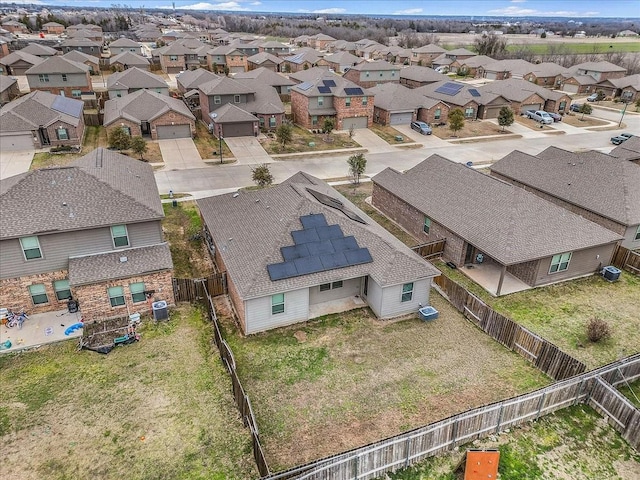 drone / aerial view featuring a residential view