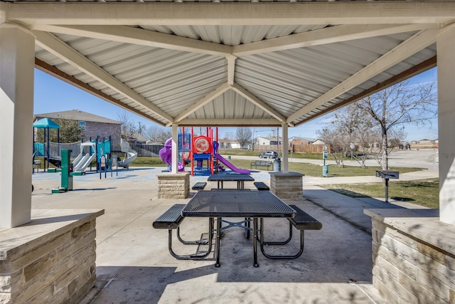 view of home's community with playground community