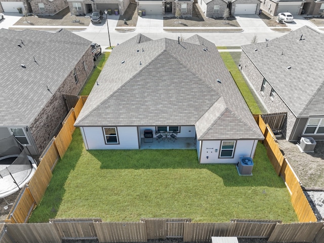 bird's eye view featuring a residential view