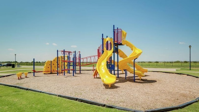 view of community jungle gym