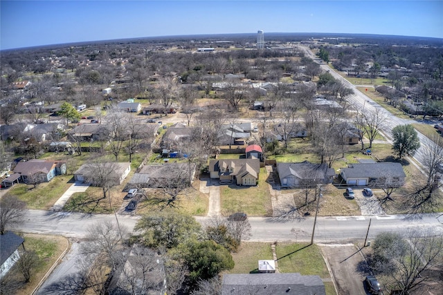 birds eye view of property featuring a residential view