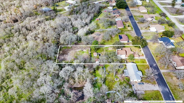 birds eye view of property featuring a residential view