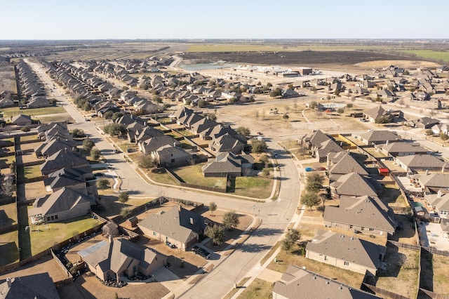 bird's eye view featuring a residential view