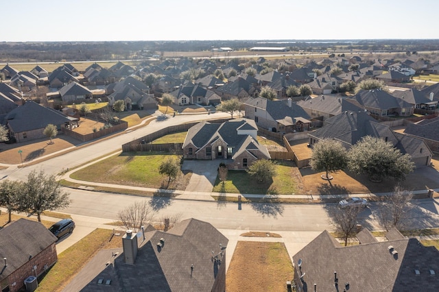 aerial view featuring a residential view