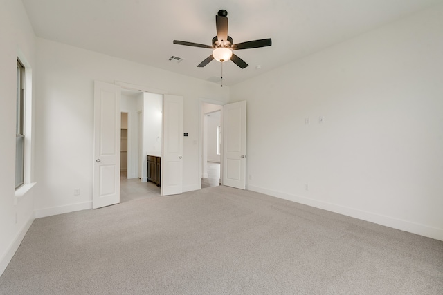 1517 Kinglet Pl, Celina, TX 75009 - unfurnished bedroom featuring light carpet, baseboards, and ceiling fan