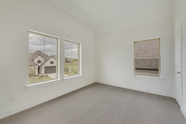 1517 Kinglet Pl, Celina, TX 75009 - carpeted spare room featuring baseboards and lofted ceiling