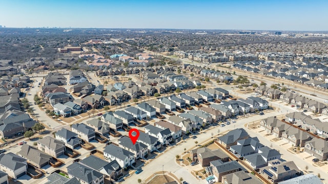 aerial view featuring a residential view