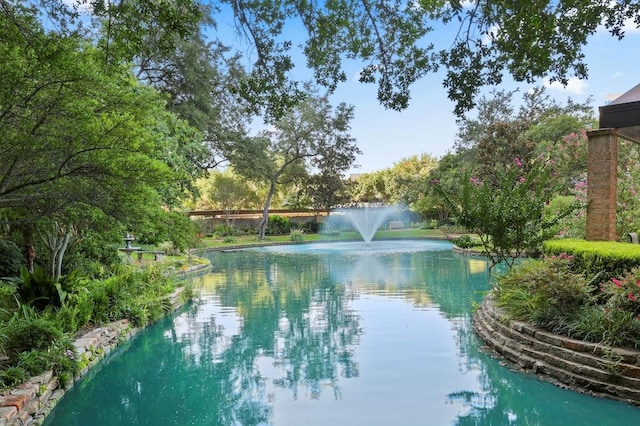 view of water feature
