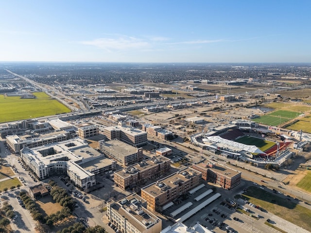 drone / aerial view featuring a view of city