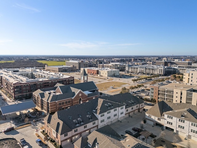 aerial view featuring a view of city