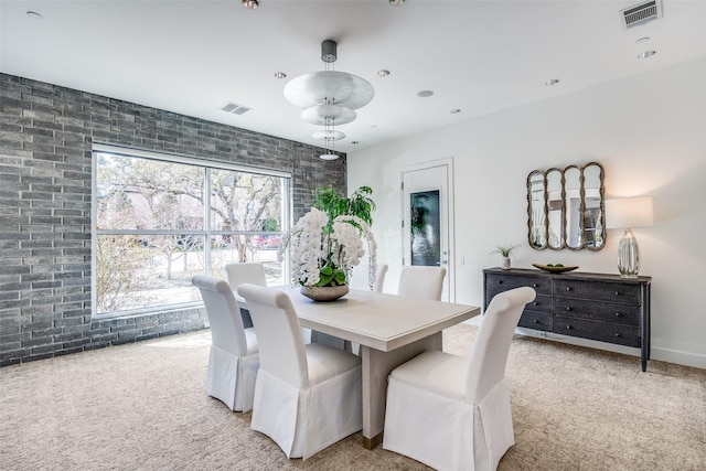6007 Club Oaks Dr, Dallas, TX 75248 - dining area with light carpet