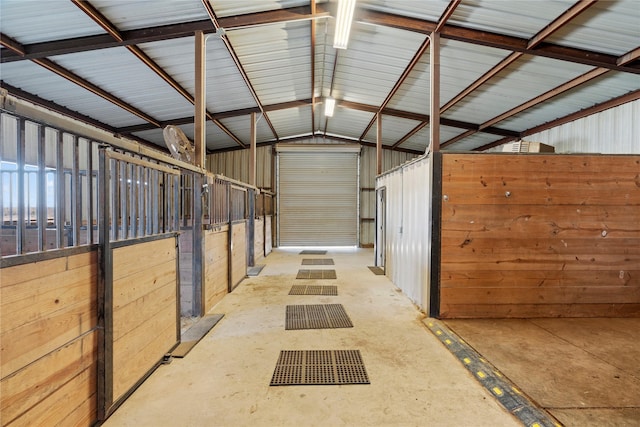 view of horse barn