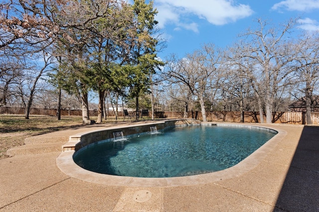 5809 Downing Ln, Joshua, TX 76031 - view of pool with a fenced backyard and a patio area