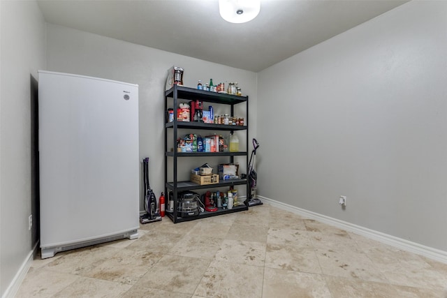 interior space with baseboards