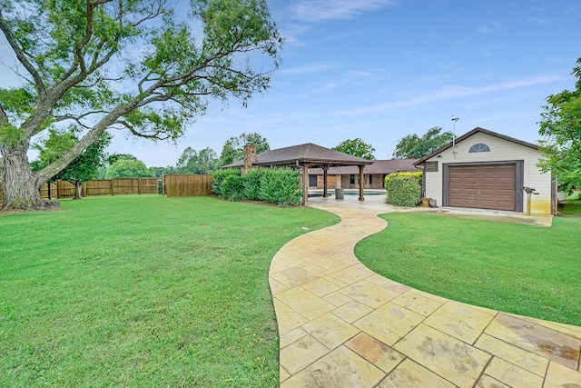 9577 Vail Eton Dr, Pilot Point, TX 76258 - view of yard with a gazebo and an outdoor structure