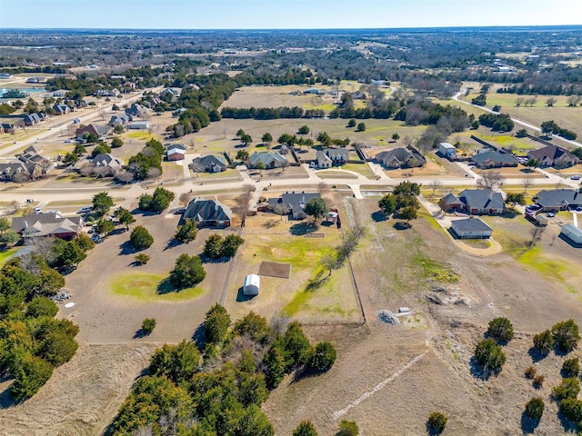 bird's eye view featuring a residential view