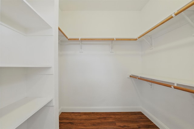 6500 High Brook Dr, Fort Worth, TX 76132 - spacious closet featuring dark wood-style floors