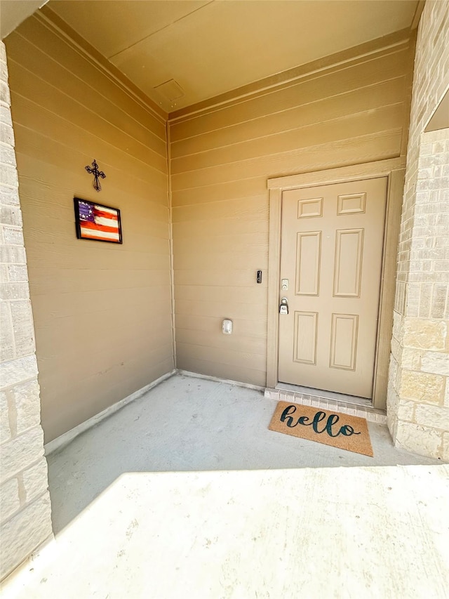 view of entrance to property