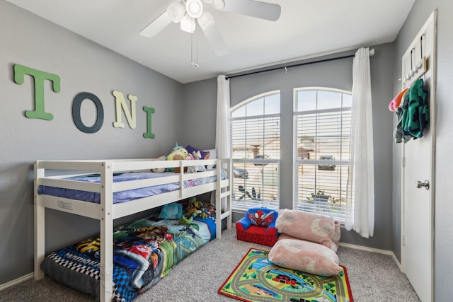 10509 Splitridge Ct, Fort Worth, TX 76108 - bedroom with carpet floors and ceiling fan