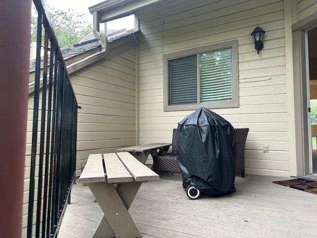 exterior space with grilling area
