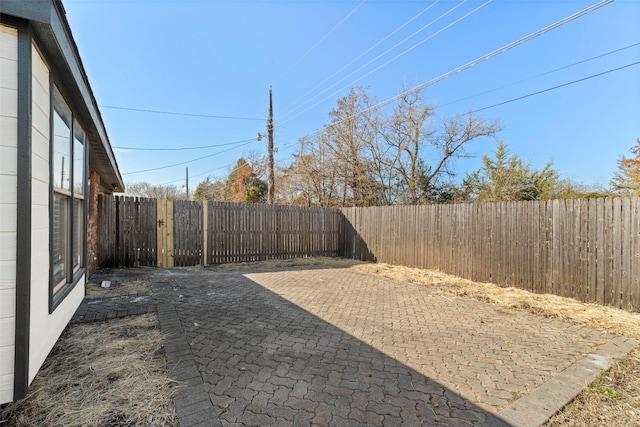 view of patio / terrace featuring a fenced backyard