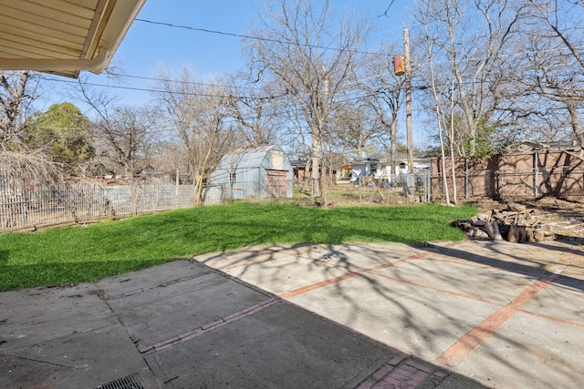 view of patio with fence private yard