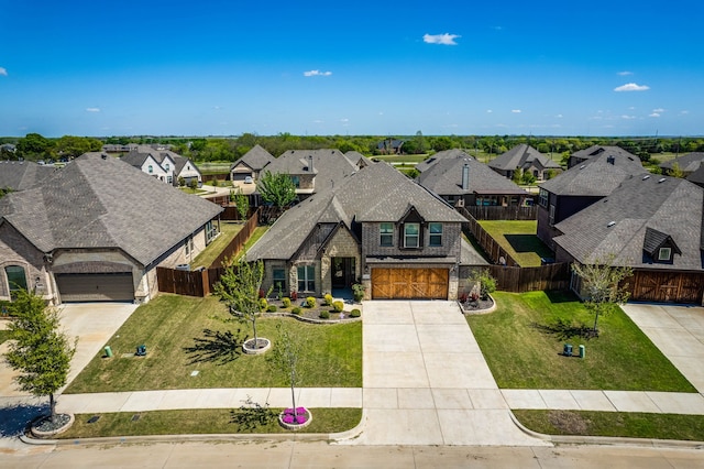 bird's eye view featuring a residential view