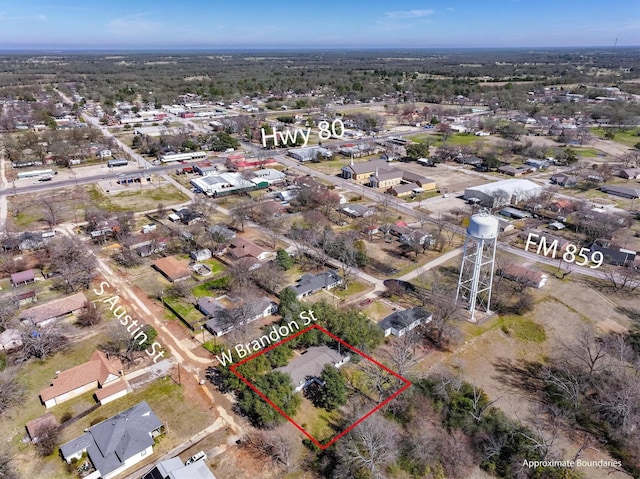 drone / aerial view featuring a residential view