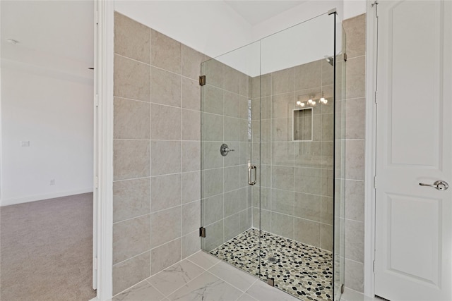 full bath featuring a stall shower