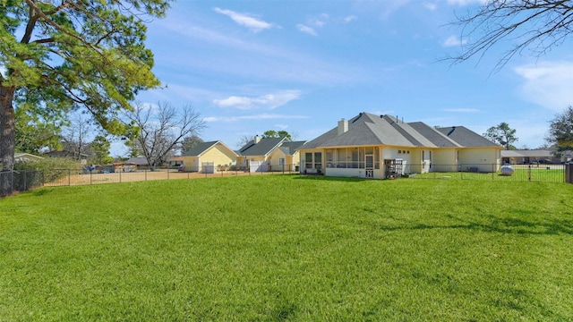 418 Navajo Trl, Gainesville, TX 76240 - view of yard with a fenced backyard