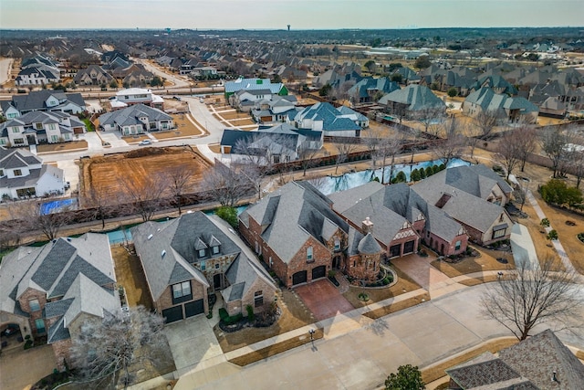 drone / aerial view featuring a residential view