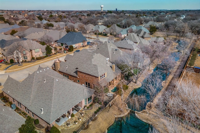 drone / aerial view featuring a residential view