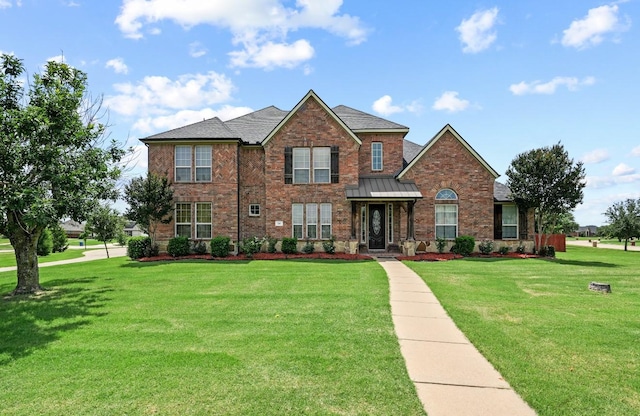 281 Crossbow Dr, Sunnyvale, TX 75182 - view of front of property with a front yard and brick siding