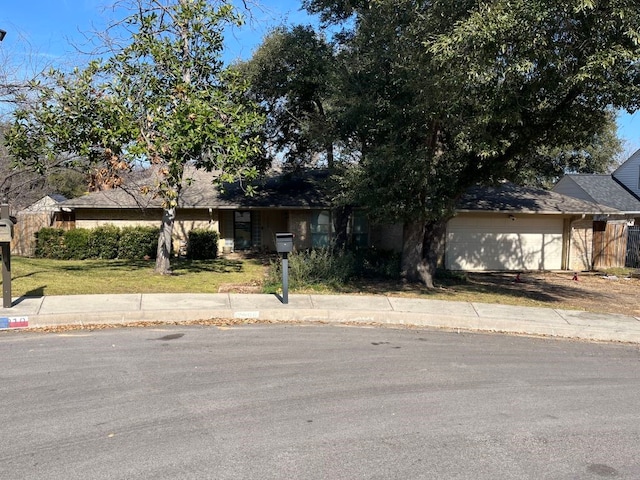 view of front of home with an attached garage