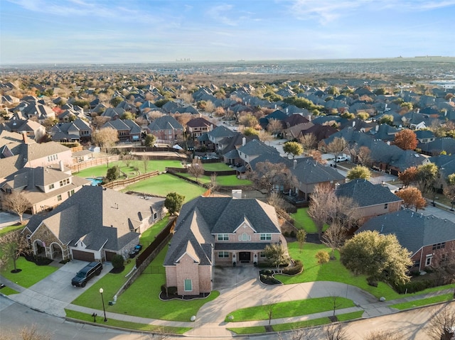 birds eye view of property featuring a residential view