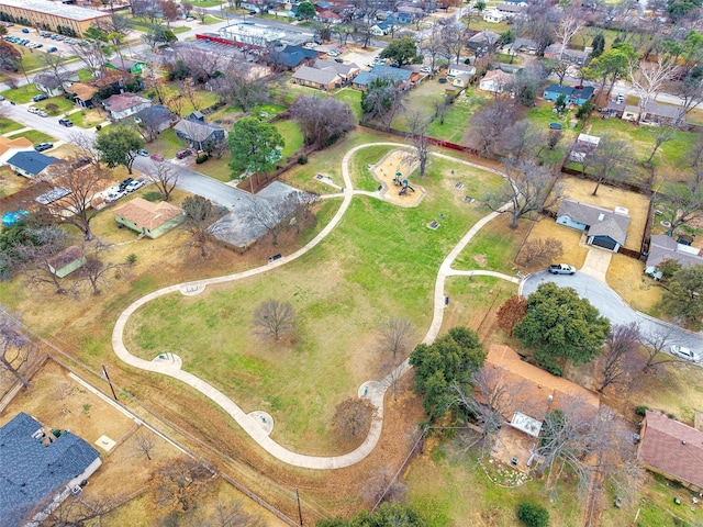 drone / aerial view featuring a residential view