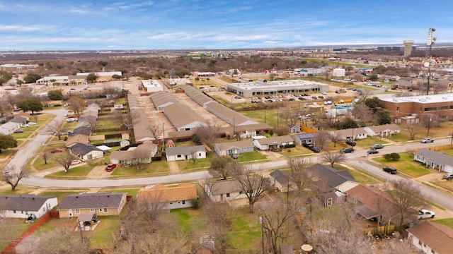 aerial view featuring a residential view