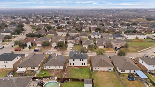 birds eye view of property featuring a residential view