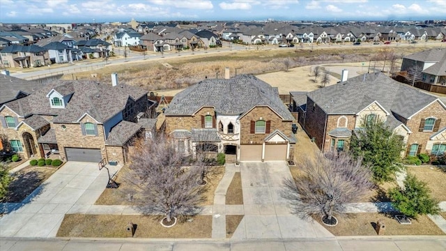 bird's eye view featuring a residential view