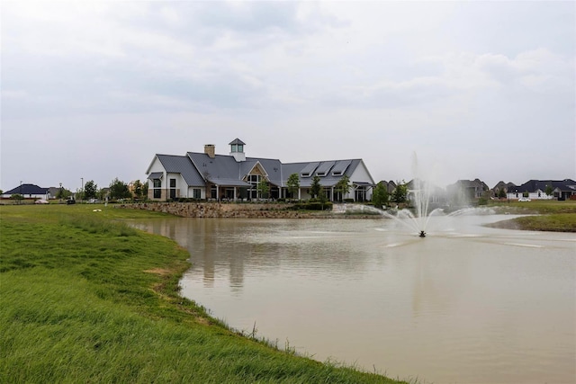 view of water feature