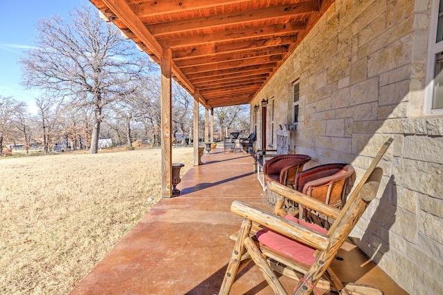 view of patio