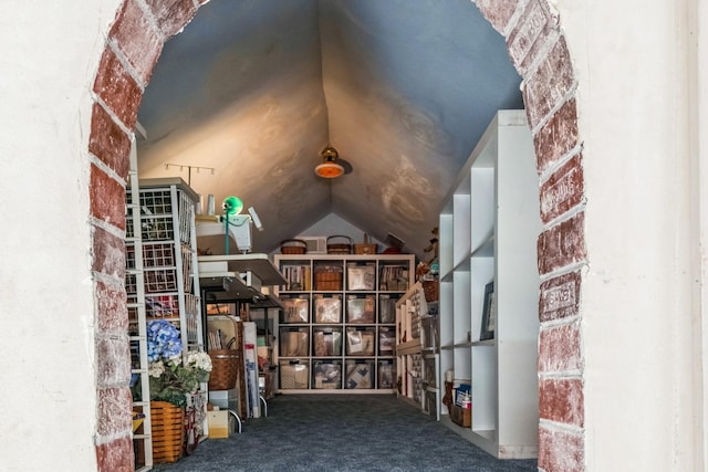 view of storage room
