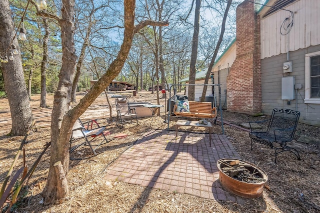 view of patio