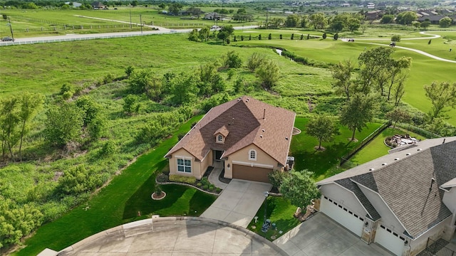 10112 Parkcrest Ct, Denton, TX 76207 - bird's eye view with view of golf course