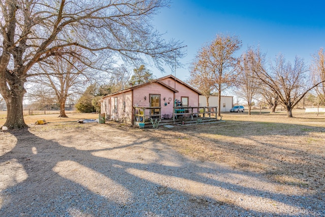 view of side of property