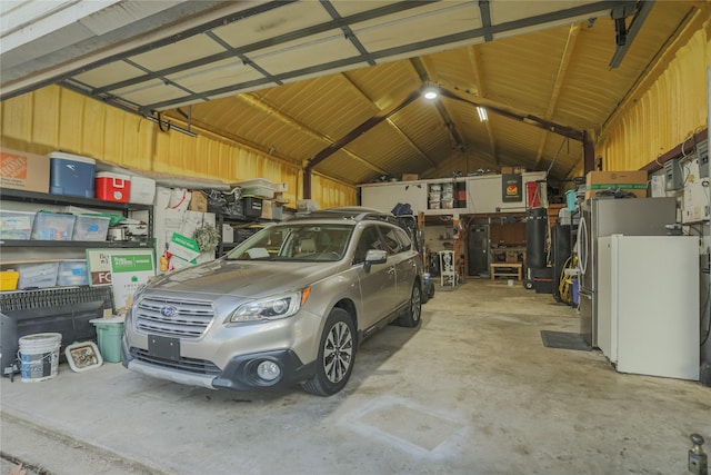 115 N 1st St, Midlothian, TX 76065 - garage with freestanding refrigerator
