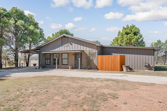 310 County Road 336 Unit B, Tuscola, TX 79562 - view of front of property featuring board and batten siding