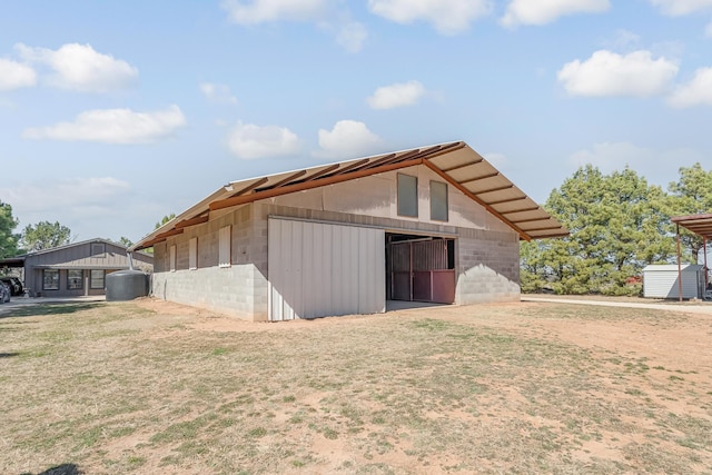 310 County Road 336 Unit B, Tuscola, TX 79562 - view of pole building featuring a yard