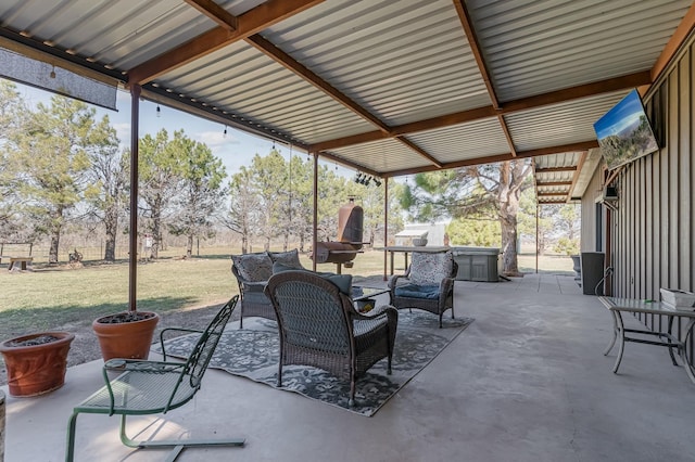 310 County Road 336 Unit B, Tuscola, TX 79562 - view of patio featuring outdoor lounge area